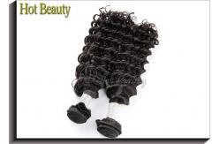 China 100% Unprocessed Virgin Peruvian Hair Extensions 5A Curly Hair Deep Wave supplier