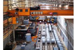 China 15t 380V 50HZ C Hook Double Girder Overhead Cranes For Coil supplier