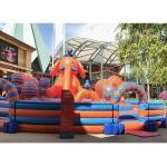 Commercial Zoo 0.55mm PVC Inflatable Bounce Houses for sale