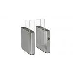 DC24V BLDC Motor Stainless Steel Turnstiles 1.8m Height Glass Barrier Turnstiles for sale