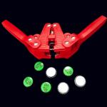 Hand Held Crown Seal Bottle Capper , Rigid Plastic Bottle Cap Twin Lever Capper 