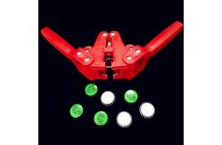 China Hand Held Crown Seal Bottle Capper , Rigid Plastic Bottle Cap Twin Lever Capper  supplier