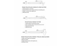 China BESDATA Kim Vent closed suction system endotracheal tracheostomy ETT 24Hrs 72 Hrs adult pediatric secretion catheter tub supplier