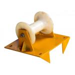 Edge Mount Manhole Wire Pulling Rollers , Pithead Roller Cable Pulling Rollers for sale
