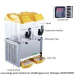 3 Tanks Juice Dispenser For Cold Beverage High Density PC for sale