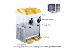 China 3 Tanks Juice Dispenser For Cold Beverage High Density PC supplier