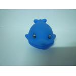 Water Sensor Light Up Bath Ducks LED Floating Frog / Dolphin Shaped Toy