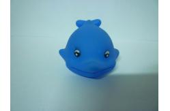China Water Sensor Light Up Bath Ducks LED Floating Frog / Dolphin Shaped Toy supplier