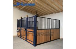 China Bamboo Pine Wood Infill Horse Stall Front Panel 10ft supplier