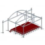 Concert Stage Sound And Light Lighting Truss Roof System for sale