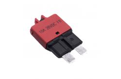 China 28V E39 Resettable ATO ATC Blade Fuse with Manual Push Button supplier