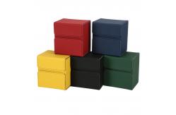China PU Magic Pokemon Tcg deck card box 100+ Durable Collectible With Dice Tray supplier