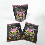 Mylar CBD Customized Stand Up Pouch Mini Food Metalized k Bag 3.5g 7g for sale