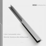 Factory Wholesale Aluminum Embedded Furniture Drawer Pull Kitchen Cabinet Handle Wardrobe Handle