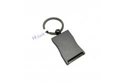 China OEM/ODM Metal Keychain Holder for Black Gun with Customized Logo Available supplier