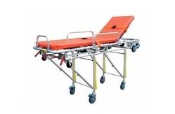 China 40kg Ambulance Collapsible Stretcher Height Adjustable Back Automatic Loading supplier