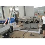 Plastic Profile Making Machine , Conical Twin Screw Extruder PVC Window Plastic Profile Extrusion Line for sale