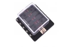 China 10 Way Blade Fuse Blocks ATO 125g Trike Fuse Holder With Cover supplier