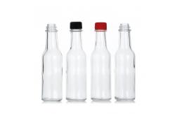 China Mini Empty Chilli Tomato Hot Sauce Bottles with Plastic Lid supplier