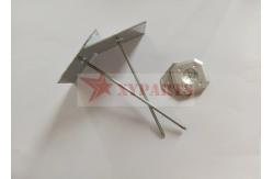 China 50mm Galvanized Self Stick Insulation Pins With Aluminum Pins supplier