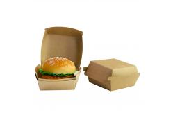 China Custom Printing Burger Box Hamburger Container Food Packaging Box supplier