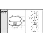 FD330-22337 ContiTech W01-358-7401 Air Suspension Spring For VOL-VO Number 2076095 for sale