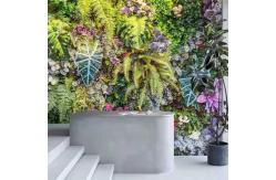 China PE Leaf Anti Aging Vertical Greening Decorative For Landscaping supplier