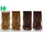 Girls 24 Inch Synthetic Hair Extensions Natural Curly Human Hair Ponytail for sale