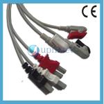 Spacelabs 3 lead wires ECG Cable ,grabber/snap for sale
