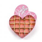 Rigid Cardboard Heart Shaped Valentine's Day Gift Box Hot Stamping Eco Friendly for sale
