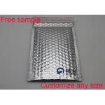 Custom Printed Metallic Bubble Mailers , Padded Envelope Bubble Mailers Plastic