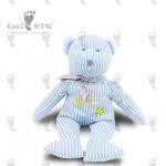 OAINI ODM OEM Custom Striped Teddy Bear Cotton Stuffed Bear Toys EN71 for sale