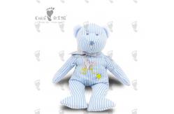 China OAINI ODM OEM Custom Striped Teddy Bear Cotton Stuffed Bear Toys EN71 supplier