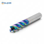 Solid Carbide End Mill CNC Milling Cutter With DLC Coating  For Aluminum Wood Working for sale