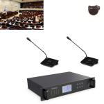 Security Meeting Room Audio System BNC Connector Conference Hall Mic System for sale