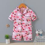 Minnie Cardigan Pajama Set Summer Thin 95% cotton Button Front Pjs for sale