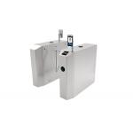 Acrylic Fingerprint Reader Flap Turnstile Gate SS304 for sale