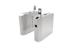 China Acrylic Fingerprint Reader Flap Turnstile Gate SS304 supplier