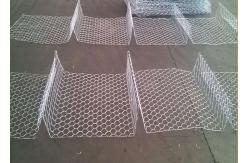 China Selvedge Wire Hexagonal Mesh Stainless Steel Gabions For Protecting Slope supplier