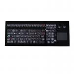 108 Keys Ruggedized Industrial Membrane Keyboard OMRON Switch Technology With Backlight for sale