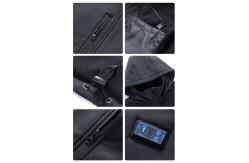 China Graphene Electric Heated Vest Jacket Fast heating With Detachable Hood OEM supplier