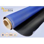 Good Abrasion Resistance PU Coated Fiberglass Fabric Flame Retardant Waterproof for sale