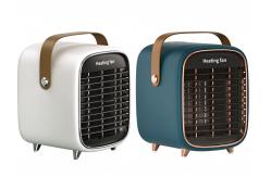 China Small White Ptc Ceramic Heater And Fan 900w Electric Portable Space Bedroom supplier