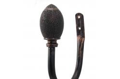 China Electroplating Pattern 35mm Elliptical Pointed Curtain Hook Extenders supplier