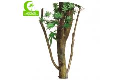 China Realistic Flame Retardant H200cm Artificial Maple Plant Good Looking supplier