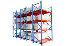 China Cold Rolled Steel Warehouse Storage Shelves For Fabric / Cloth Adjustable Layer supplier