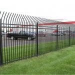 Tubular Steel Galvanized Wrought Iron Fence For Garden for sale