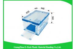 China Solid Attached Lids Collapsible Plastic Containers Stocked For Supermarket supplier