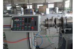 China 110MM PVC Plastic Pipe Extrusion Line 60w Water Pipe Making Machine supplier