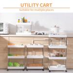 Lightweight Vegetable Storage Trolley , Installable Kitchen Storage Container ISO9001